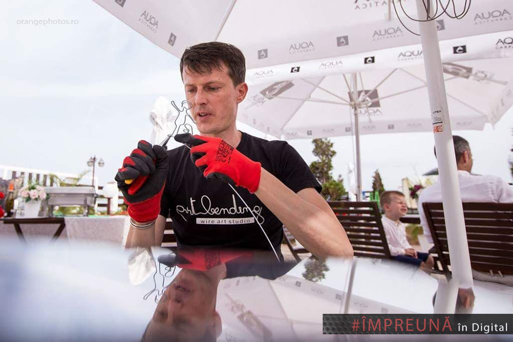 paul cristian cordos arbending wire art